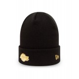 NEW ERA METALLIC BADGE CUFF BEANIE LOSLAK 60284982 Black Image 