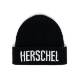 HERSCHEL POLSON KNIT LOGO BEANIE 50263-00001 Black Image 