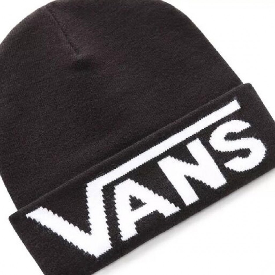 VANS MN DROP V TALL CUFF BEANIE VN0A5FI3BLK-BLK Black