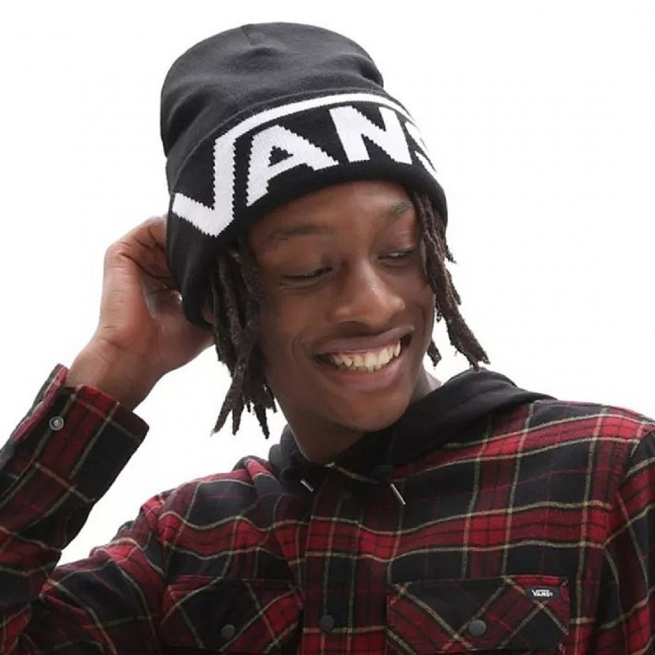 VANS MN DROP V TALL CUFF BEANIE VN0A5FI3BLK-BLK Black