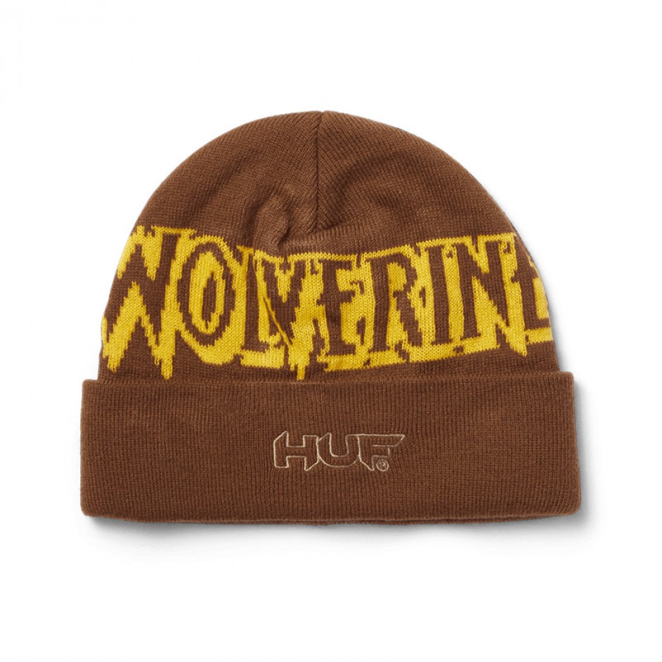 HUF WOLVERINE BEANIE BN00154-BROWN Brown