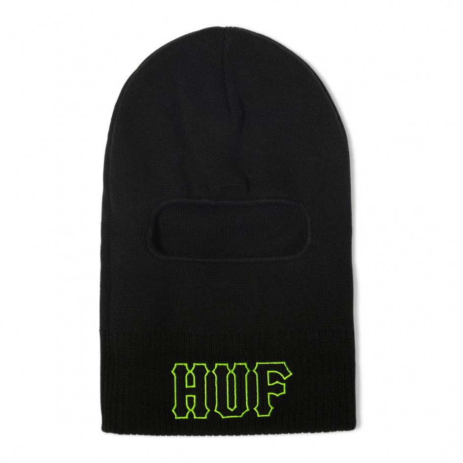 HUF VOGEL BALACLACA BN00158-BLACK Black