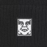 OBEY ICON PATCH CUFF BEANIE 100030198-BLK Black Image 0