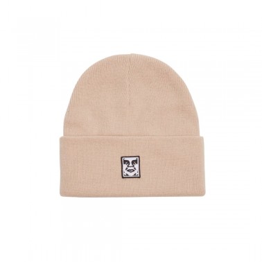 OBEY ICON PATCH CUFF BEANIE 100030198-SIG Grey