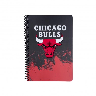 Τετράδιο Σπιράλ Μαύρο - NBA Chicago Bulls