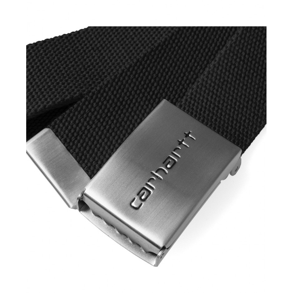 CARHARTT WIP CLIP BELT CHROME I019176-89XX Black