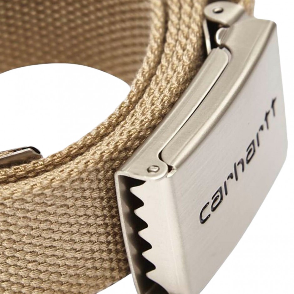 CARHARTT WIP CLIP BELT CHROME I019176-G1XX Beige