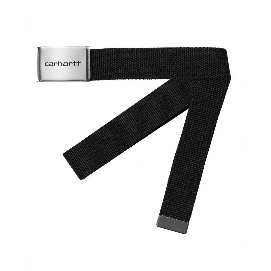 CARHARTT WIP CLIP BELT CHROME I019176-89XX Black