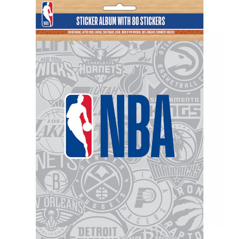 NBA STICKER ALBUM A4 ΜΕ 80PCS 775-21294 One Color