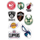 NBA STICKER ALBUM A4 ΜΕ 80PCS 775-21294 One Color Image 2