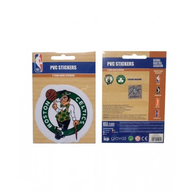 NBA PVC STICKERS 2 LOGOS TEAM 162PCS 775-21224-BOSTON CELTICS Πράσινο