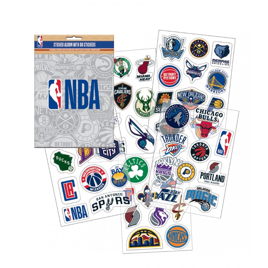 NBA STICKER ALBUM A4 ΜΕ 80PCS 775-21294 One Color