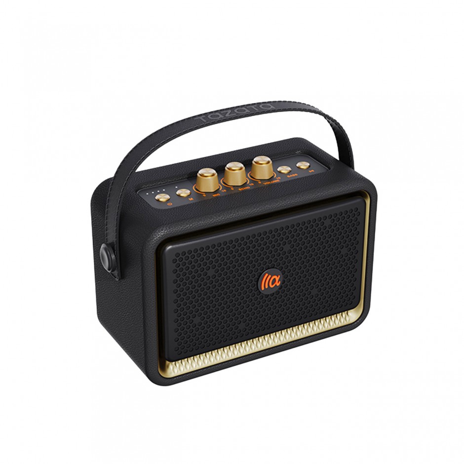 Portable Speaker Black - TAZATA Bluetooth Speaker HARMONY II