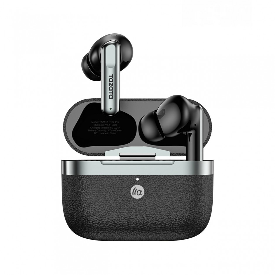 Ασύρματα Ακουστικά Μαύρα - TAZATA Bluetooth Earbuds P102 PRO