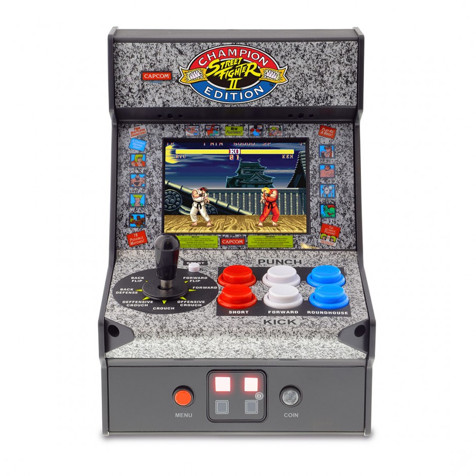 Φορητή Κονσόλα Μαύρη - My Arcade Micro Player 7.5" Street Fighter II Champion Edition Collectibe Retro