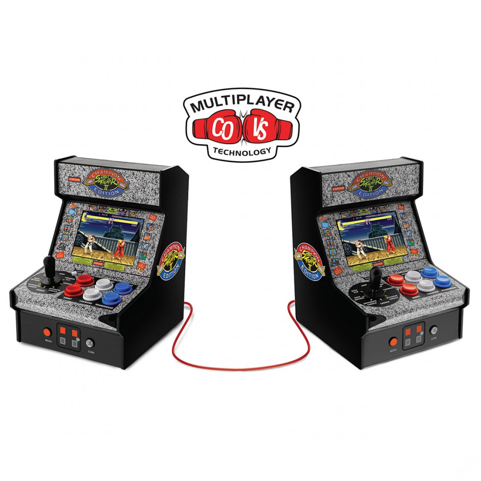 Φορητή Κονσόλα Μαύρη - My Arcade Micro Player 7.5" Street Fighter II Champion Edition Collectibe Retro