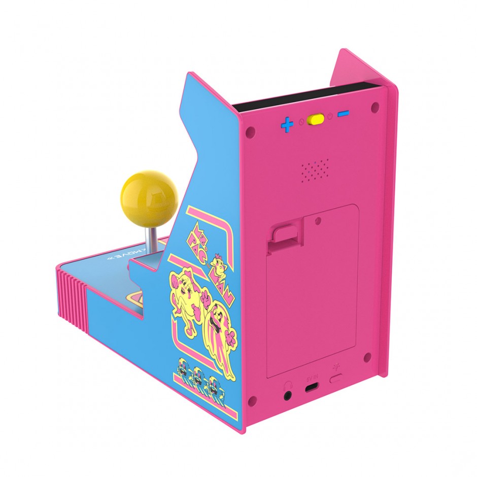 MY ARCADE JOYSTICK PLAYER Ms.PAC-MAN PORTABLE RETRO ARCADE DGUNL-7074 Blue