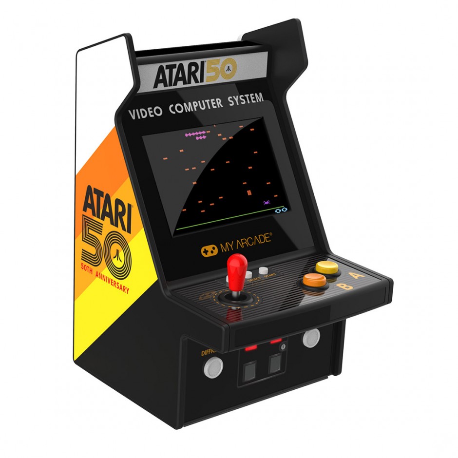 MY ARCADE MICRO PLAYER PRO 6.7" ATARI PORTABLE RETRO ARCADE (100 GAMES IN 1) DGUNL-7013 Black