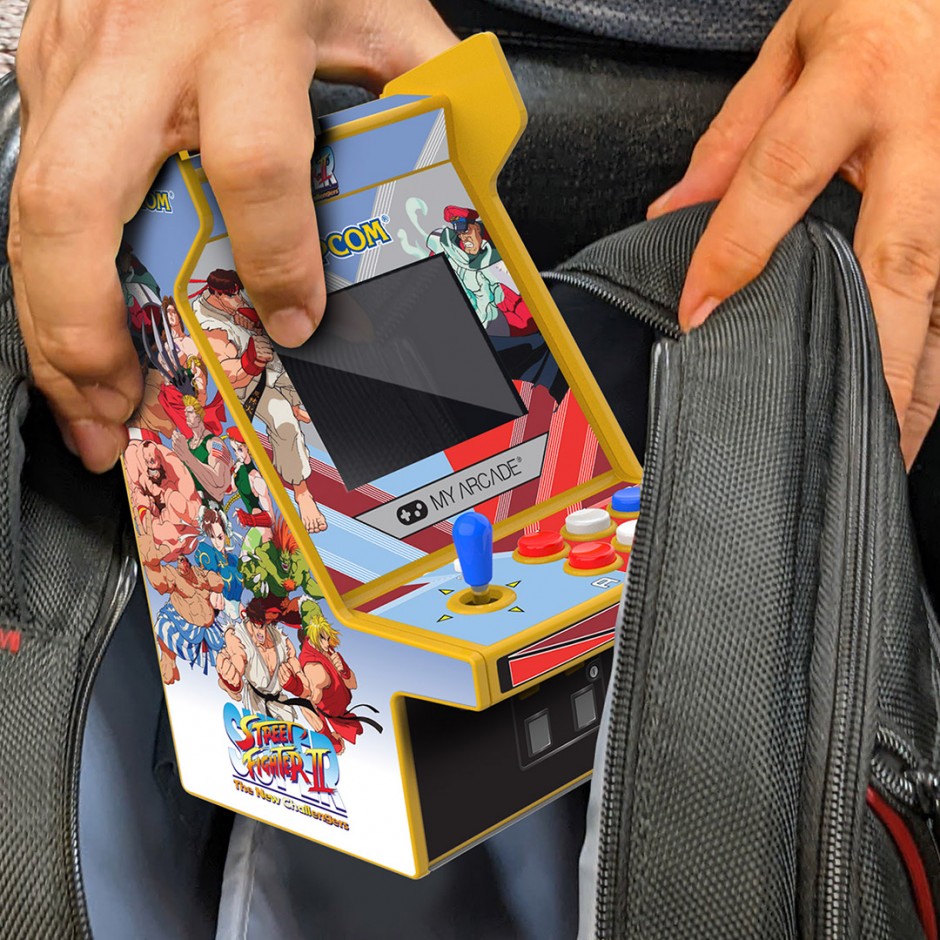 Φορητή Κονσόλα Πολύχρωμη - My Arcade Micro Player Pro 6.7" Super Street Fighter II Portable Retro Arcade (2 Games In 1)