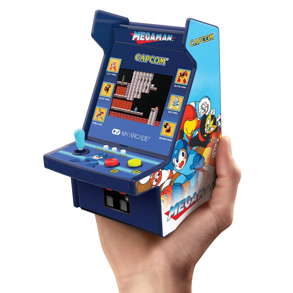 MY ARCADE MICRO PLAYER PRO 6.7" MEGA MAN PORTABLE RETRO ARCADE (6 GAMES IN 1) DGUNL-4189 Blue