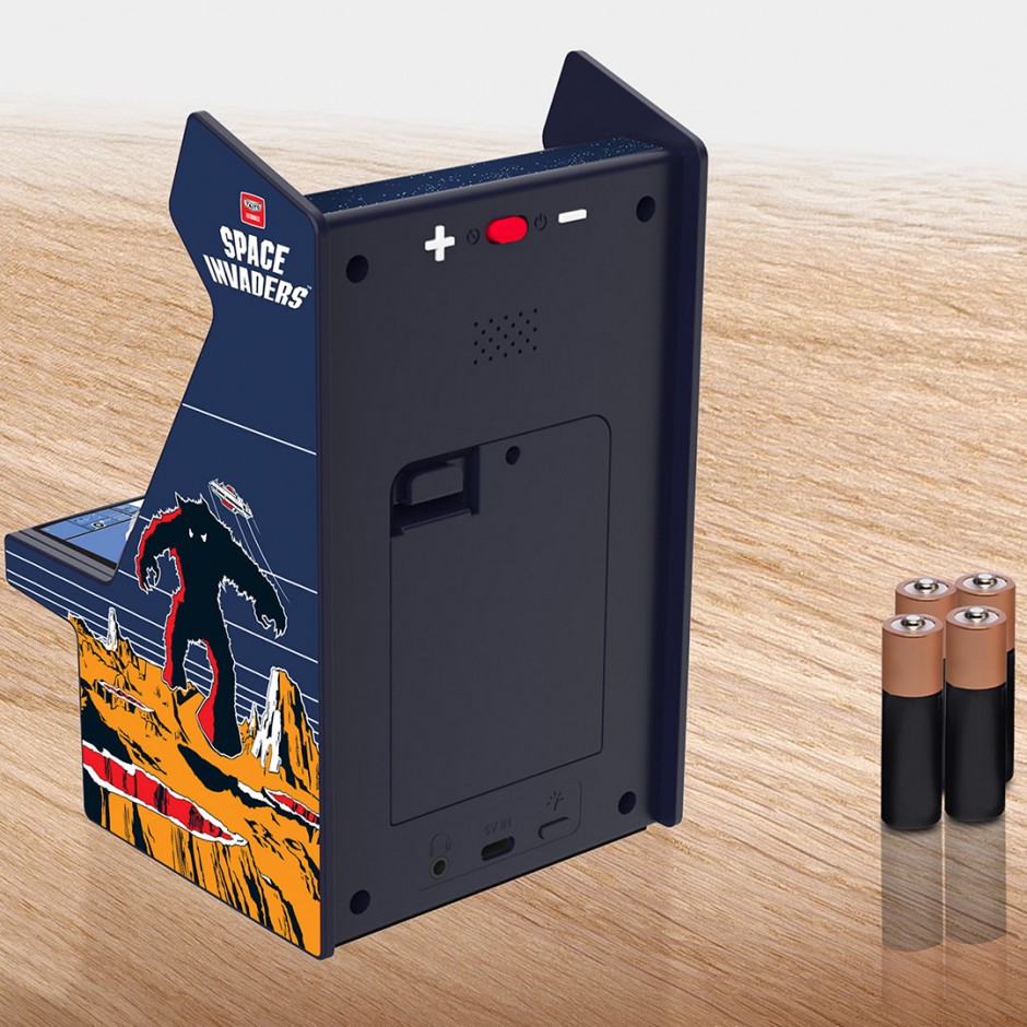 MY ARCADE MICRO PLAYER PRO 6.75" SPACE INVADERS COLLECTIBLE RETRO DGUNL-7004 Blue