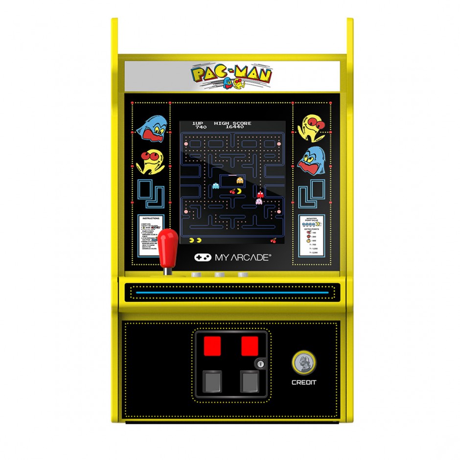 Φορητή Κονσόλα Κίτρινη - My Arcade Micro Player Pro 6.7" Pac-Man Portable Retro Arcade