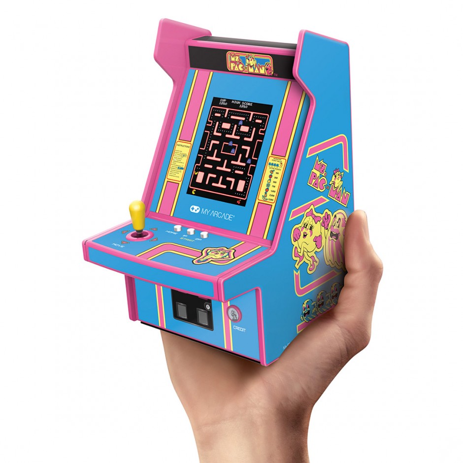 MY ARCADE MICRO PLAYER PRO 6.7" Ms.PAC-MAN PORTABLE RETRO ARCADE DGUNL-7009 Colorful