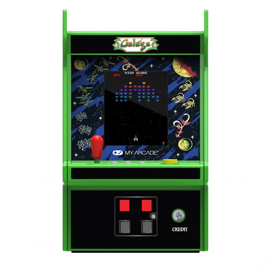 MY ARCADE MICRO PLAYER PRO 6.7" GALAGA PORTABLE RETRO ARCADE (2 GAMES IN 1) DGUNL-4195 Colorful