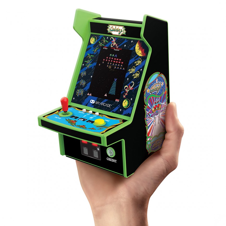 MY ARCADE MICRO PLAYER PRO 6.7" GALAGA PORTABLE RETRO ARCADE (2 GAMES IN 1) DGUNL-4195 Colorful