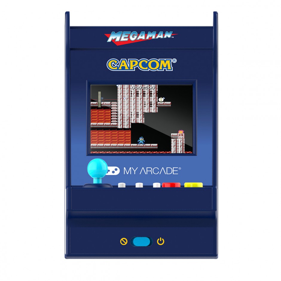 MY ARCADE NANO PLAYER PRO 4.8" MEGA MAN PORTABLE RETRO ARCADE (6 GAMES IN 1) DGUNL-4188 Blue
