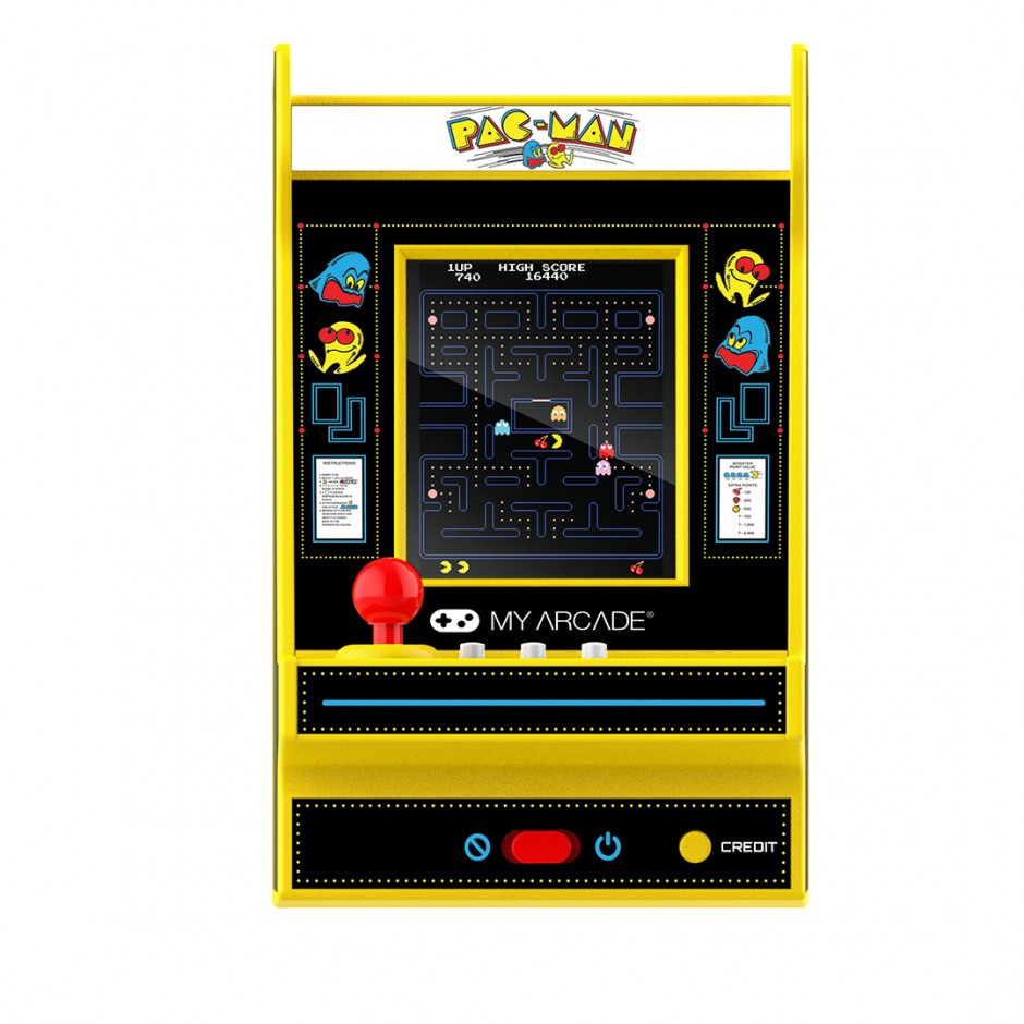 Φορητή Κονσόλα Κίτρινη - My Arcade Nano Player Pro 4.8" Pac-Man Portable Retro Arcade
