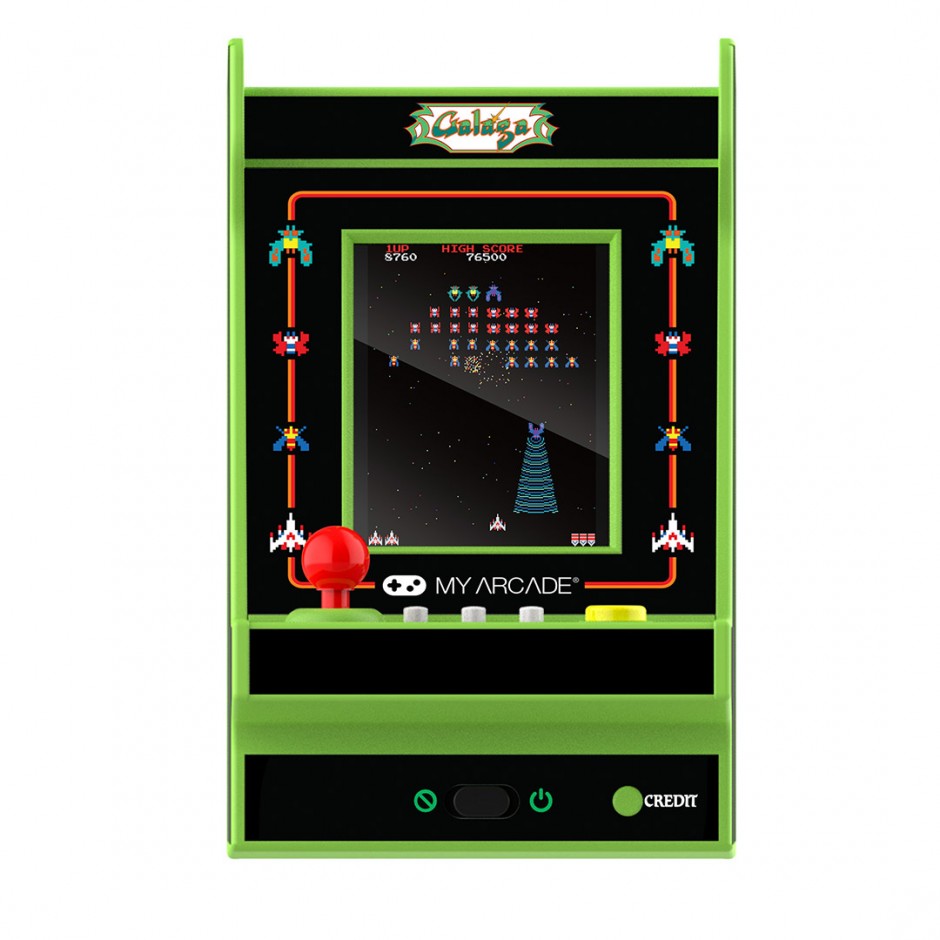 MY ARCADE NANO PLAYER PRO 4.8" GALAGA PORTABLE RETRO ARCADE (2 GAMES IN 1) DGUNL-4197 Colorful