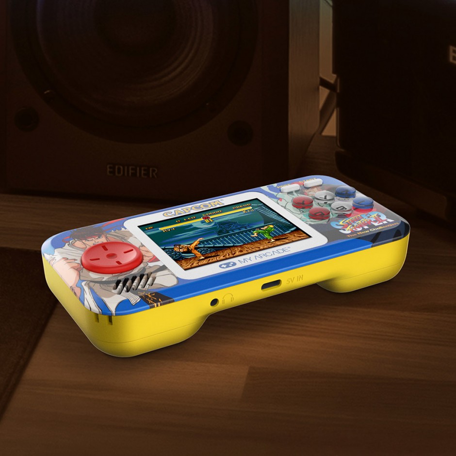 Κονσόλα Κίτρινη - My Arcade Pocket Player Pro Super Street Fighter II Portable Gaming System (2 Games In 1)