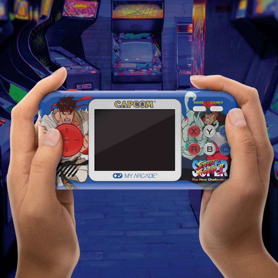 Κονσόλα Κίτρινη - My Arcade Pocket Player Pro Super Street Fighter II Portable Gaming System (2 Games In 1)