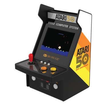 MY ARCADE MICRO PLAYER PRO 6.7" ATARI PORTABLE RETRO ARCADE (100 GAMES IN 1) DGUNL-7013 Black