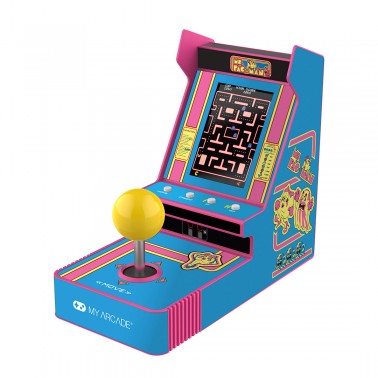 MY ARCADE JOYSTICK PLAYER Ms.PAC-MAN PORTABLE RETRO ARCADE DGUNL-7074 Blue