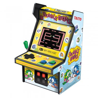 MY ARCADE MICRO PLAYER 6.75" BUBBLE BOBBLE COLLECTIBLE RETRO DGUNL-3241 Colorful