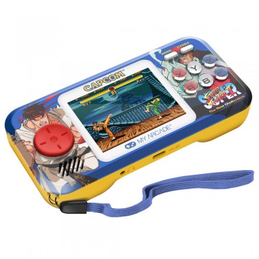 Κονσόλα Κίτρινη - My Arcade Pocket Player Pro Super Street Fighter II Portable Gaming System (2 Games In 1)