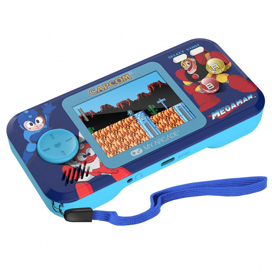 MY ARCADE POCKET PLAYER PRO MEGA MAN PORTABLE GAMING SYSTEM (6 GAMES IN 1) DGUNL-4191 Blue