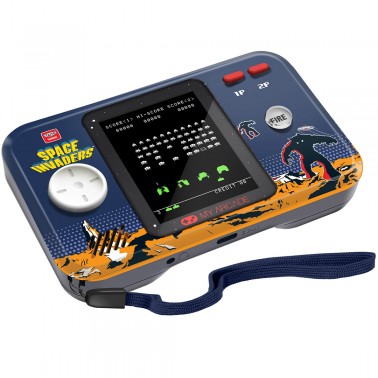 MY ARCADE POCKET PLAYER PRO SPACE INVADERS PORTABLE GAMING SYSTEM DGUNL-7006 Blue