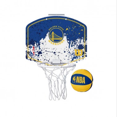 WILSON NBA TEAM MINI HOOP GS WARRIORS WTBA1302GOL Blue