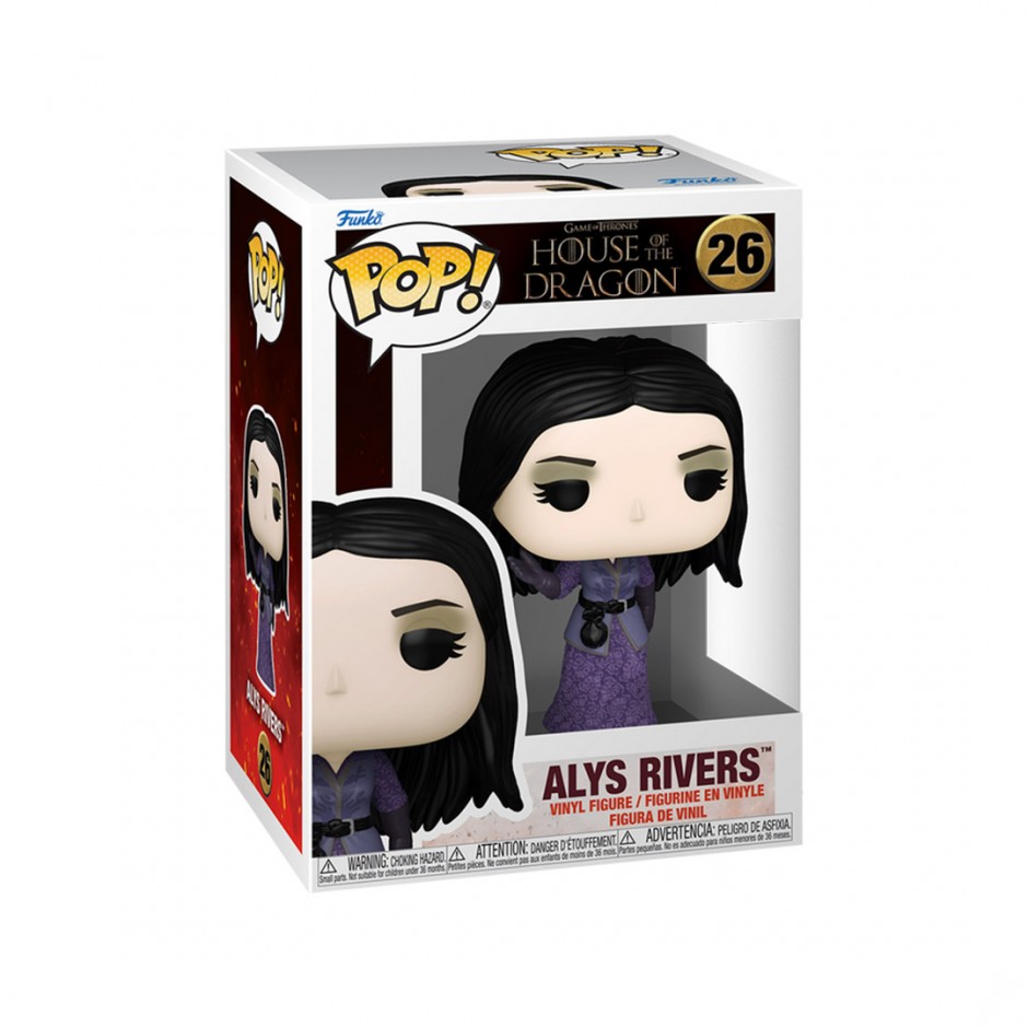 FUNKO POP GAME OF THRONES HOUSE OF THE DRAGON ALYS RIVERS#26 VINYL FIGURE 101378 Colorful