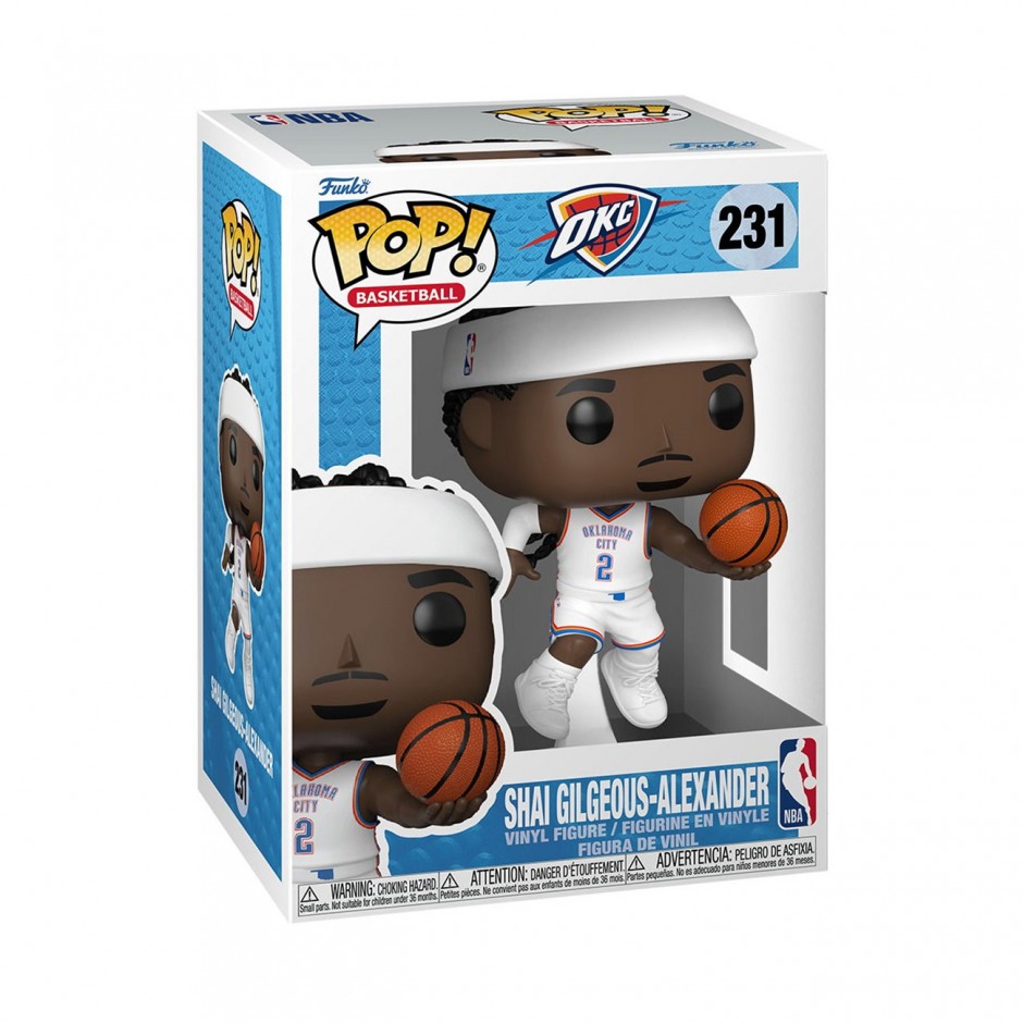 Figure NBA Colorful - Funko Pop Basketball: Oklahoma City Thunder-Shai Gilgeous Alexander #182
