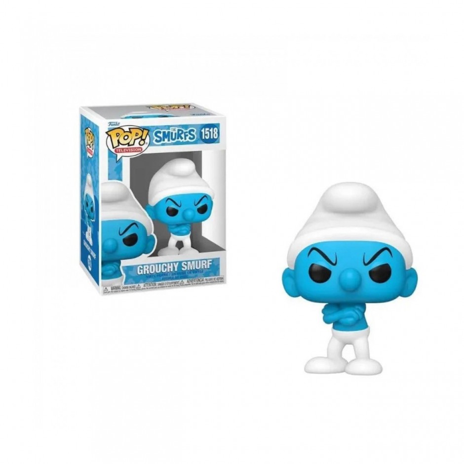 Figure Colorful - Funko Pop Television: The Smurfs-Grouchy Smurf #1518