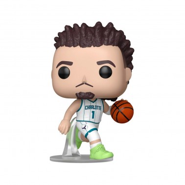 FUNKO POP BASKETBALL: CHARLOTTE HORNETS - LAMELO BALL (ASSOCIATION EDITION JERSEY) #228 VINYL FIGURE 108567 Colorful