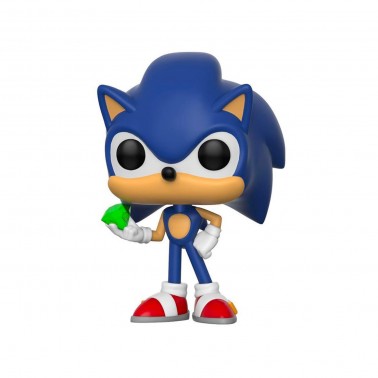Φιγούρα Πολύχρωμη - Funko Pop Games: Sonic The Hedgehog With Emerald #284
