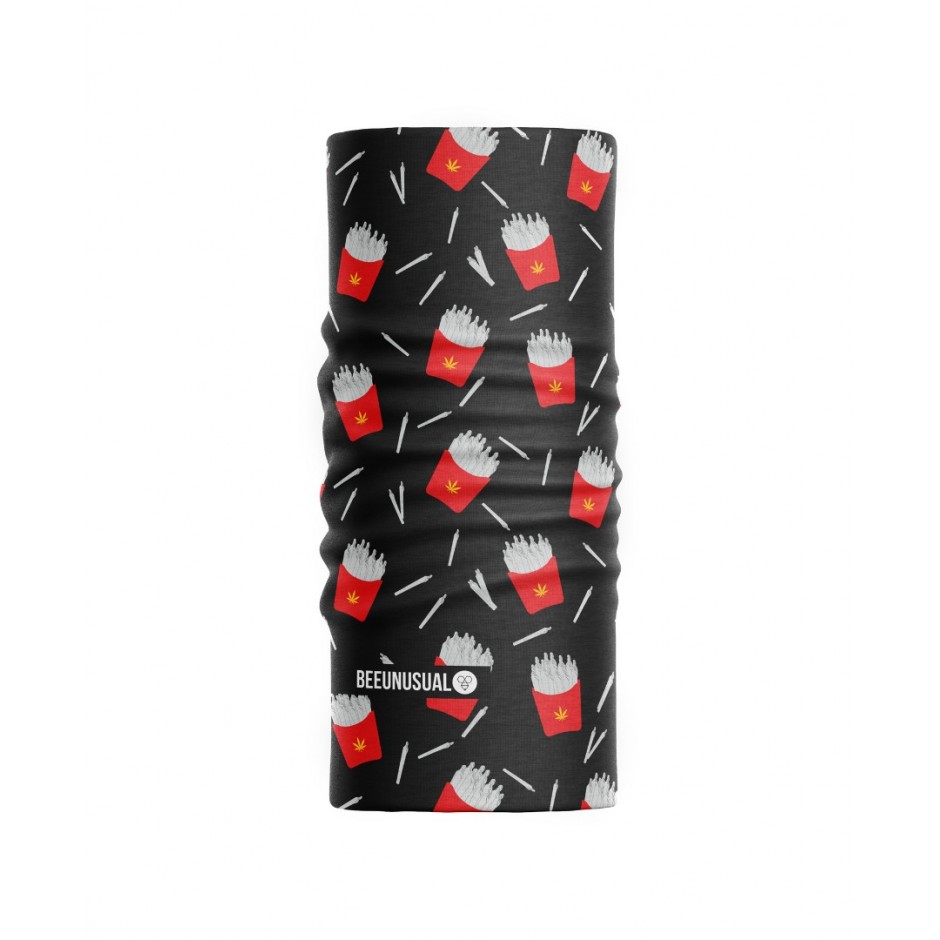 BEE UNUSUAL MUNCHIES FACE MASK AH-20001-BLK Μαύρο