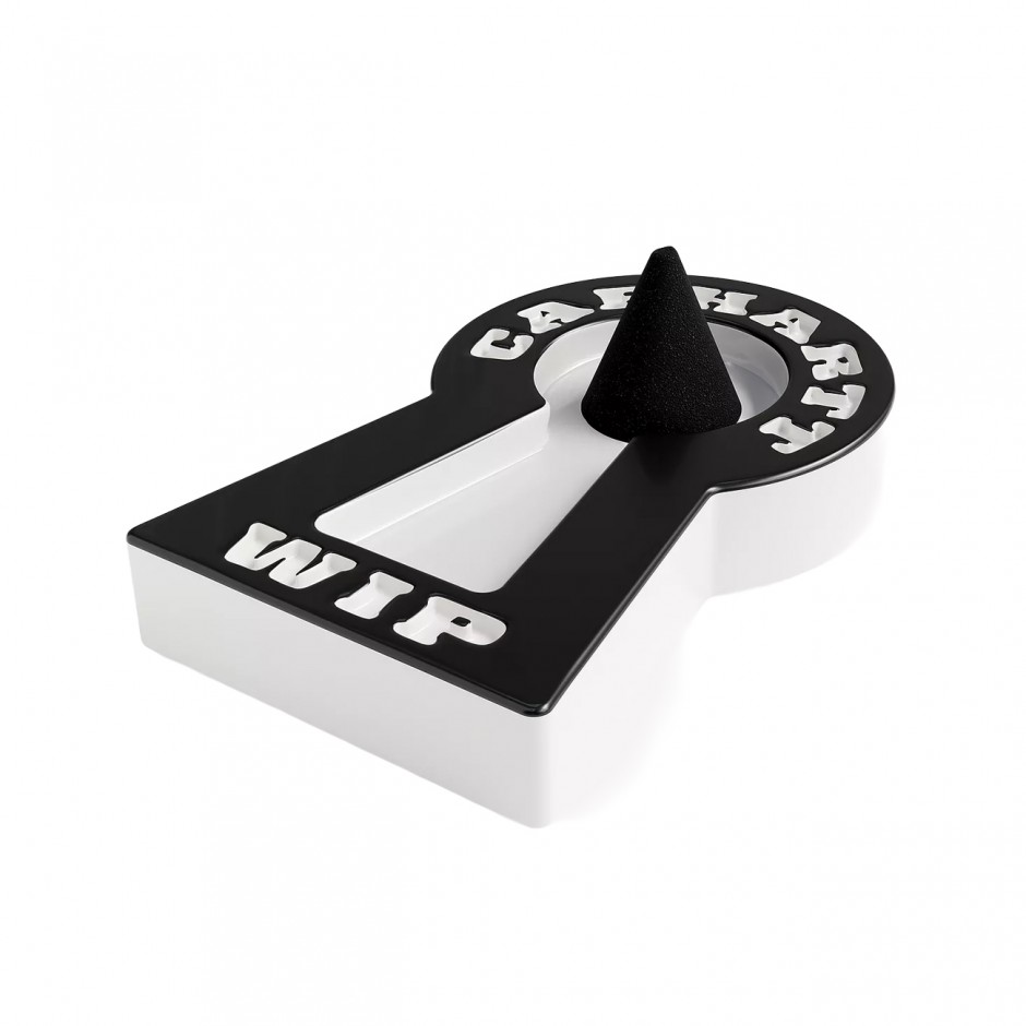 Holder Aromatic Cones White-Black - Carhartt WIP Locked Cone Incense Holder