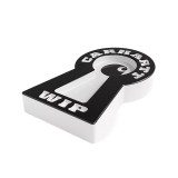 Holder Aromatic Cones White-Black - Carhartt WIP Locked Cone Incense Holder Image 