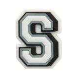 CROCS JIBBITZ LETTER S 10007012-UNC White Image 